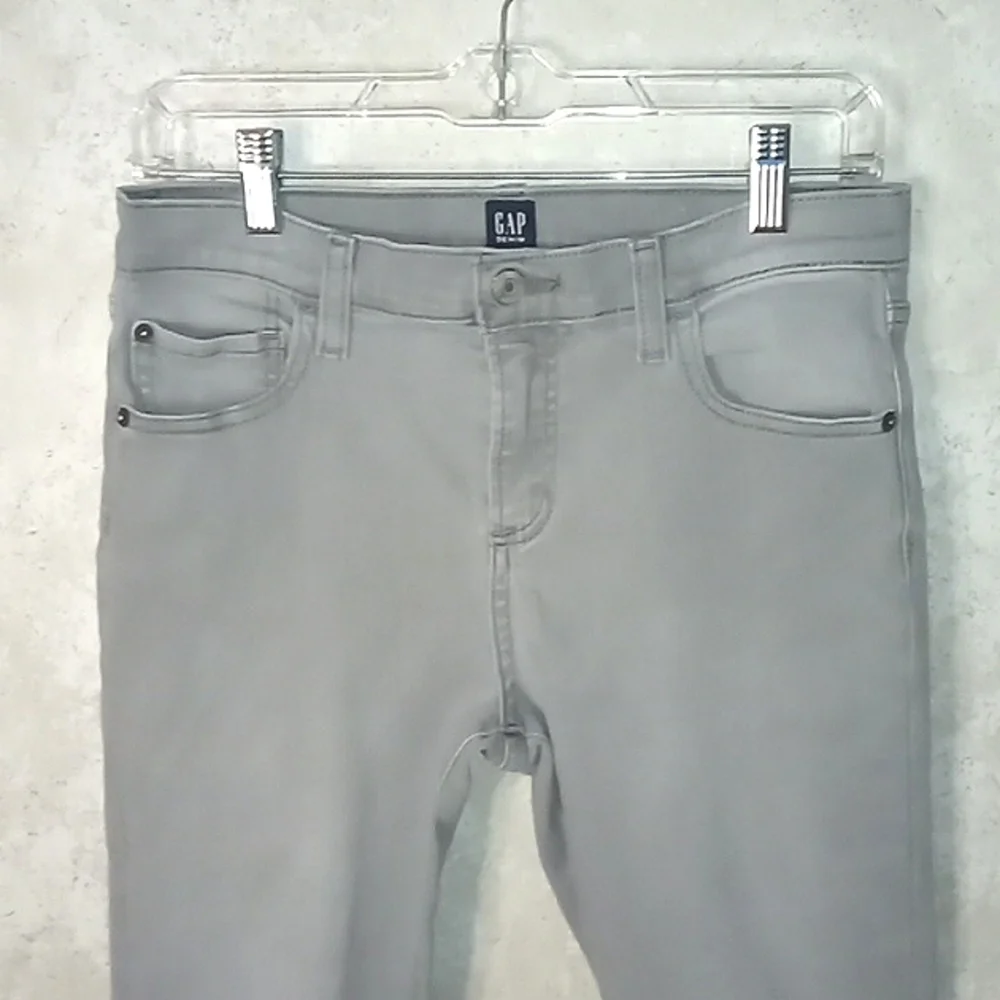 Gap Gray Stretch Skinny Jean, size 12 Husky